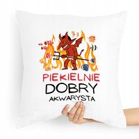 Prezent Poduszka Dla Akwarysty Akwariarza Z Nadrukiem Ze Zdjęciem
