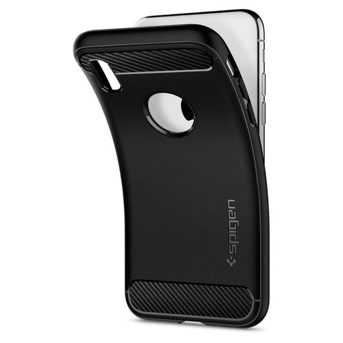 SPIGEN RUGGED ARMOR - iPhone X / XS - BLACK na Arena.pl