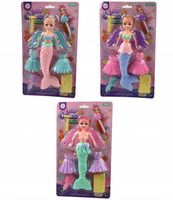 LALKA BAJKOWA SYRENKA WRÓŻKA KSIĘŻNICZKA LALECZKA ZESTAW 3SZT