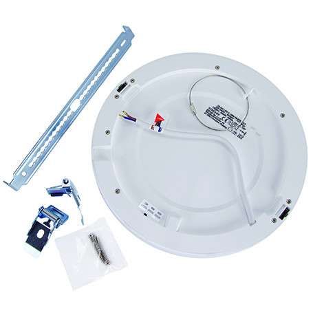 Oczko LAMPA sufitowa stropowa OLGA LED C 03767 Ideus okrągła OPRAWA plafon LED 12W 2700K, 4000K, 6500K natynkowy biały na Arena.pl