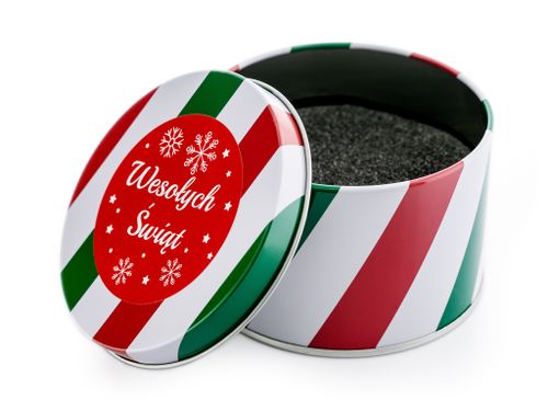 Prezentowe pudełko na zegarek - PUSZKA ŚWIĄTECZNA  - czerwona na Arena.pl