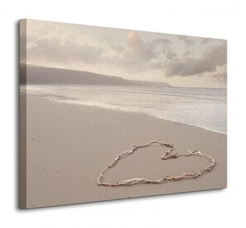 Love's Serenity Serce - Obraz na płótnie 80x60 cm na Arena.pl