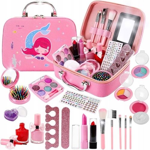 Kuferek kosmetyków Zestaw MAKE UP MALOWIDŁA Kosmetyki dla dziecka makijaż na Arena.pl