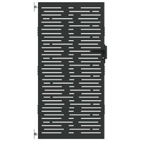 Brama ogrodowa, Bramka ogrodowa 85x100 cm z cortenu w kwadratowym designie