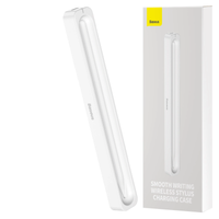 etui z ładowarką indukcyjną dla rysika baseus smooth writing stylus (biały)