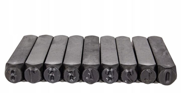 ZNACZNIKI NUMERATORY 36 NUMERATOR LITERY CYFRY 8mm zdjęcie 5