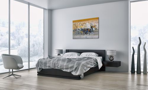 Obraz Na Płótnie - Abstrakcja Barwna - 100X70 Cm - Aa100X70-4001 na Arena.pl