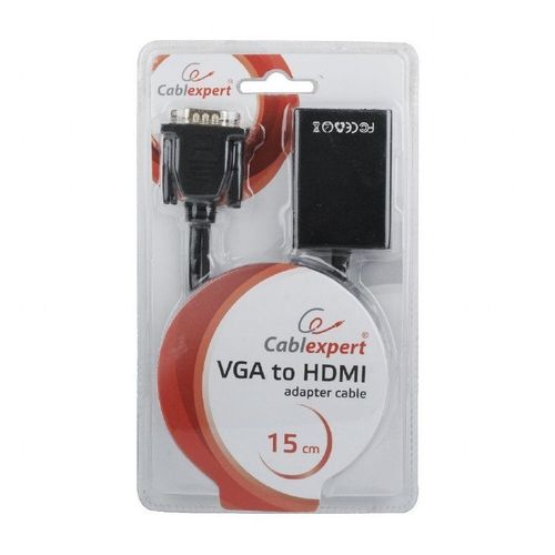 Konwerter VGA do HDMI 15 cm czarny na Arena.pl