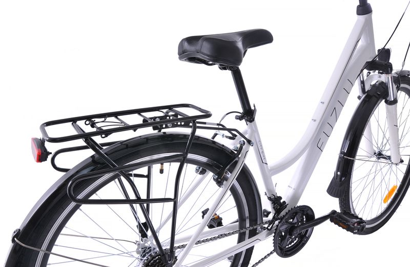 Rower trekkingowy 28 Fuzlu Core Lady amor. 18" biały/czarny/czarny połysk zdjęcie 3