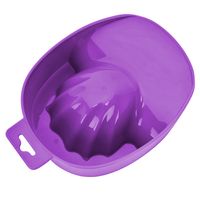 Miseczka do rąk manicure, zdejmowania hybrydy, żelu, akrylu fioletowa