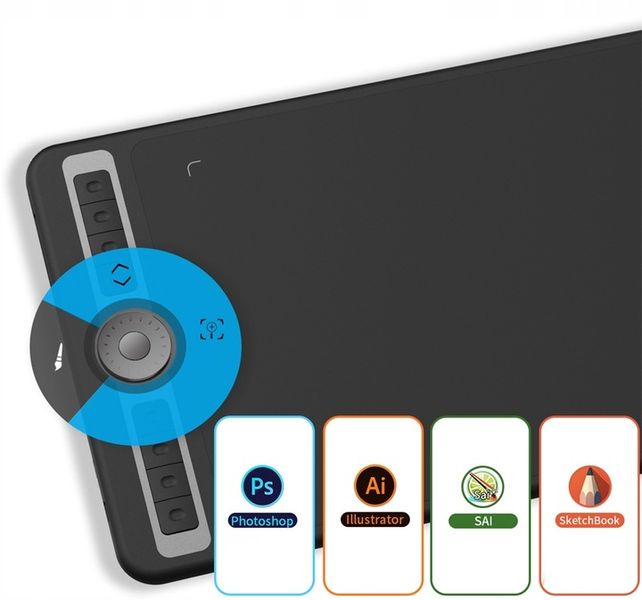 Tablet graficzny BOSTO T1060 PL OPROGRAMOWANIE do komputera PROFESJONALNY zdjęcie 2