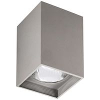 Spot LAMPA sufitowa MADDOX 2487 Rabalux prostokątna OPRAWA metalowa kostka downlight cube szary