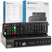 Tuner Dekoder TV Naziemnej DVB-T2/C HEVC H.265 Cabletech URZ0336C Pilot TV