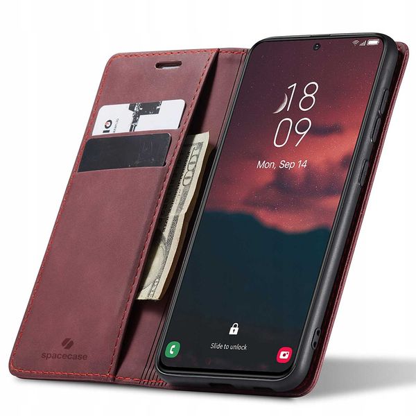 Spacecase Wallet Galaxy S23+ Red zdjęcie 1