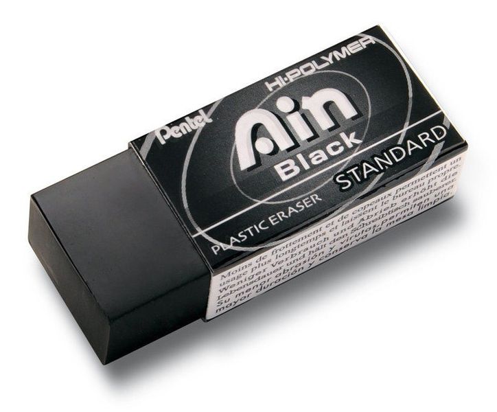 GUMKA AIN BLACK PENTEL 884851002068 zdjęcie 1