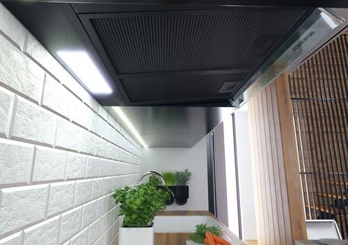 OKAP PODSZAFKOWY KUCHENNY 60cm BERDSEN CZARNY 10A na Arena.pl