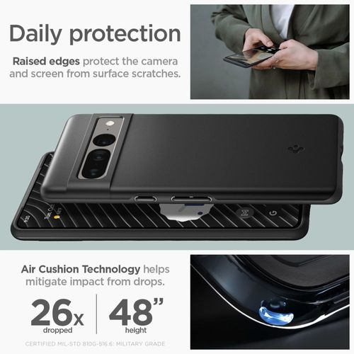 SPIGEN THIN FIT GOOGLE PIXEL 7 PRO BLACK na Arena.pl