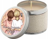 Świeczka zapachowa z nadrukiem oryginalny prezent na wieczór panieński