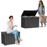 Skrzynia ogrodowa siedzisko KENTWOOD 190L balkonowa Schowek Kufer Taras