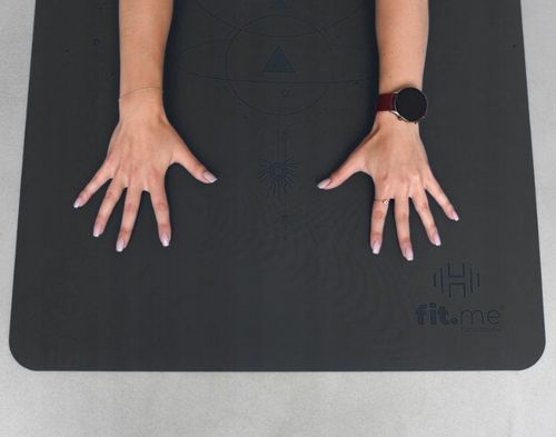 MATA PREMIUM DO JOGI ĆWICZEŃ CIĘŻKA KAUCZUK PU WZÓR KSIĘŻYCA ANTYPOŚLIZGOWA na Arena.pl