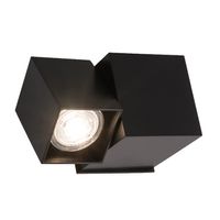 Kinkiet z regulacją BIZEN 7930 Shilo metalowe kostki czarne