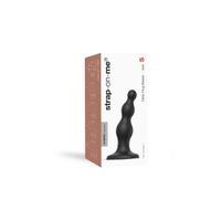 Dildo Plug Beads Black - S