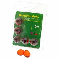 taloka brazilian balls 5 szt. truskawka wiśnia - żel aromatyczny