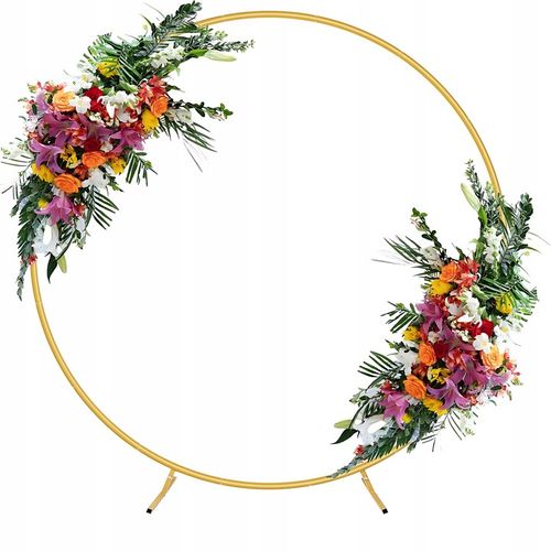 Stojak na balony stelaż KOŁO do balonów METAL 2m łuk ścianka zdjęć na Arena.pl