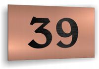 Tabliczka adresowa Numer posesji domu Tablica adres posesji działki 20x15