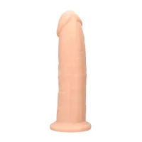 realrock ultra silikonowy model anatomiczny 23 cm z przyssawką cielisty