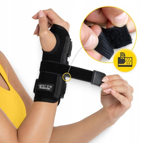 STABILIZATOR NADGARSTKA ORTEZA USZTYWNIAJĄCA SZYNA REGULOWANA LEKKA PRAWA na Arena.pl