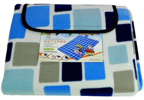 Koc 150x250cm niebiesko-biały 2809 na Arena.pl