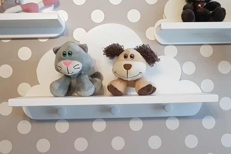 Półka chmurka wieszak, wersja IBIZA z wieszakiem zdjęcie 4