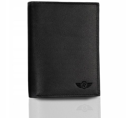 REVERSE Skórzany portfel męski skóra naturalna antykradzieżowy ochrona RFID na Arena.pl