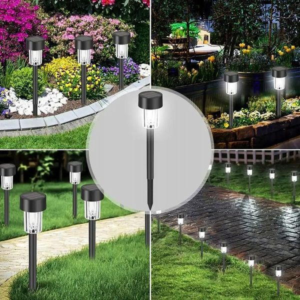 Lampa solarna LED ogrodowa lampka wbijana słupek zdjęcie 15