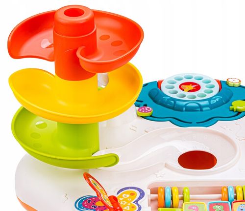 EDUKACYJNY interaktywny STOLIK ORGANKI ZJEŻDŻALNIA PIŁEK PIŁKI Liczydło na Arena.pl