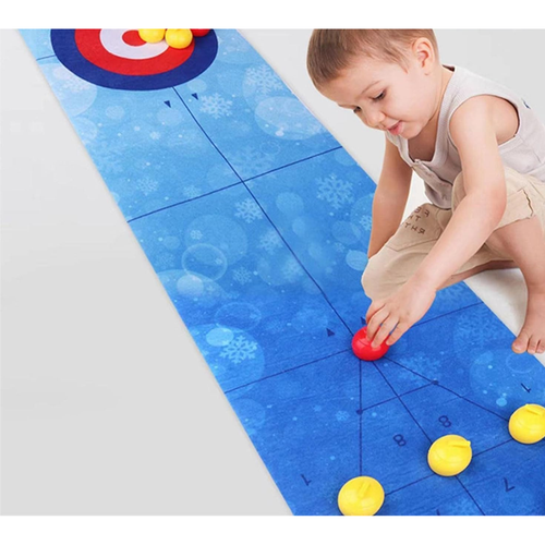 Gra Planszowa Curling Dynamiczne Rzuty Dyski Kamienie Mata Punkty na Arena.pl