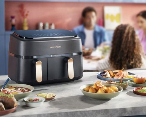 Frytkownica beztłuszczowa dwukomorowa Philips Ovi Airfryer 9l NA352/00 na Arena.pl