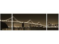 90CM 80 OBRAZ 3 ELEM MOST NOCĄ TANEL TEEMUSK ŚCIENNY