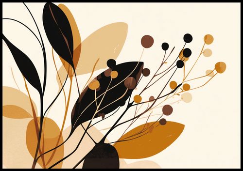 Plakat 100x70cm Jesienne Sylwety na Arena.pl