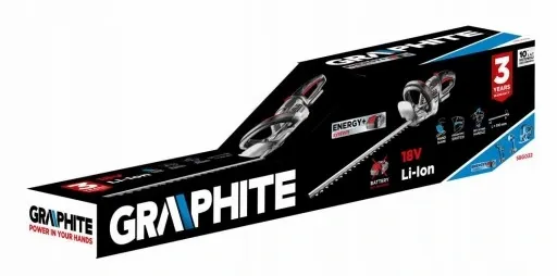 GRAPHITE NOŻYCE DO ŻYWOPŁOTU 18V 510mm SEKATOR DO KRZEWÓW Energy 18V 58G032 zdjęcie 8
