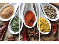 60 90CM OBRAZ 3 ELEM PRZYPRAWY DRUK PŁÓTNO RAMA