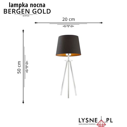 Lampka nocna BERGEN GOLD na Arena.pl