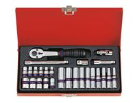 komplet nasadek 1/4 6-kątne 26 sztuk 4-13mm z akcesoriami - ky2526mr