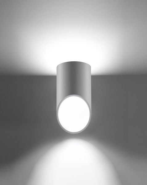 Kinkiet LAMPA ścienna SL.0107 metalowa OPRAWA tuba biała zdjęcie 2