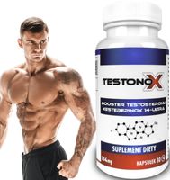 TestonoX tabletki na masę silny booster testosteronu 30 kaps!