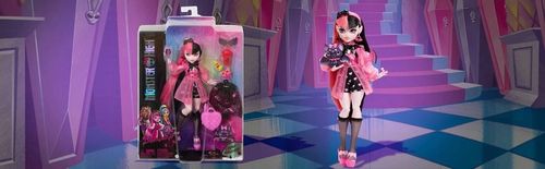 Monster High Draculaura Lalka Modowa Zestaw AKCESORIA HHK51 MATTEL na Arena.pl