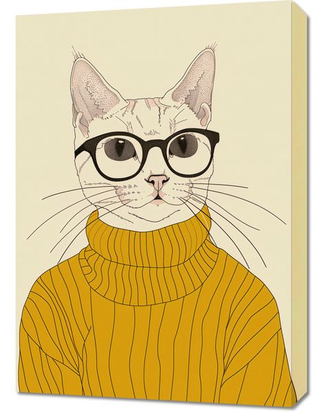 Obraz 50x70cm Intelektualista zdjęcie 1