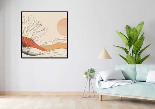 Plakat 100x100cm Pustynna Wydma na Arena.pl