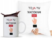 Zestaw Poduszka Kubek Dla Technika Informatyka Z Nadrukiem Ze Zdjęciem